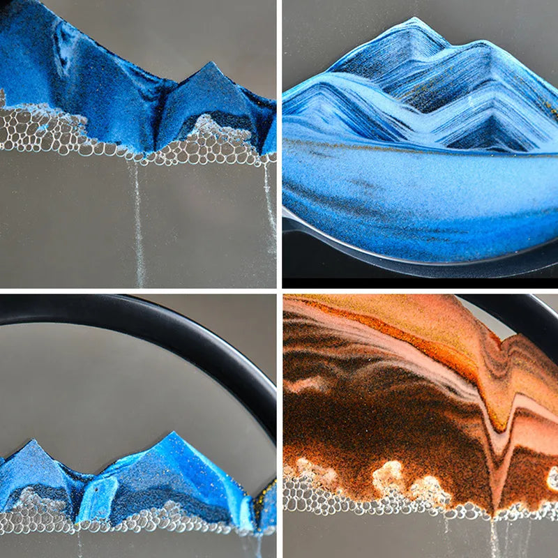 3D Moving Sand Sculpture